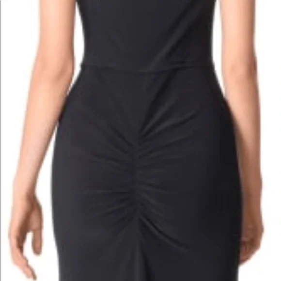 Leona Edmonton Little Black Dress cold shoulder EUC - Picture 4 of 5